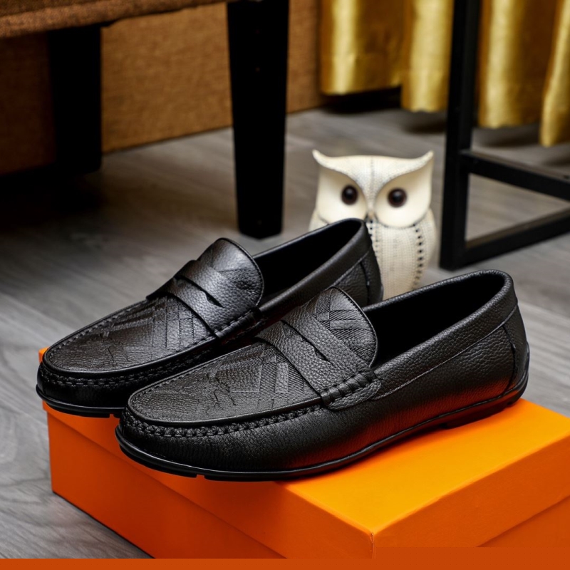 H**mes leather shoes